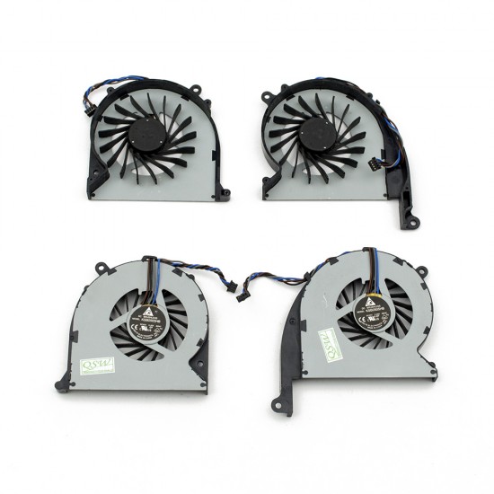 Ανεμιστηράκι Laptop CPU FAN (Left + Right) HP Envy 17 17-3000 4 pin 5V 0.4A - KSB0505HB