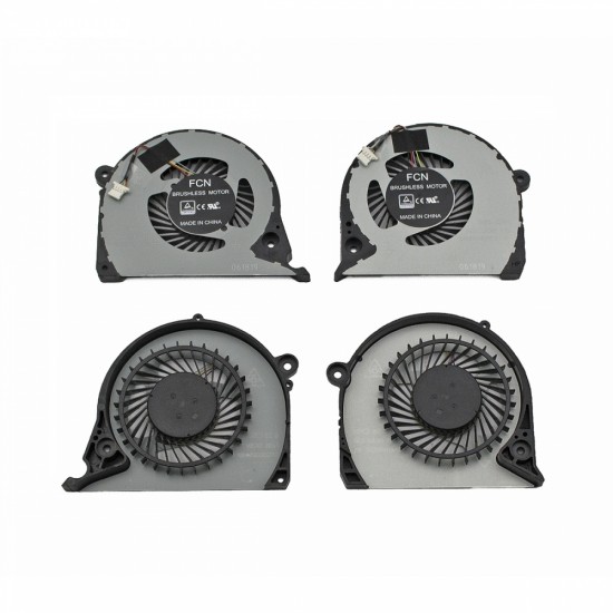 Ανεμιστηράκι Laptop CPU FAN (CPU + GPU) DELL Inspiron G5 5587 G7 7577 G7 7588 Vostro 15 7570 7580 4pin 5V 0.5A - DFS2000054H0T DFS541105FC0T