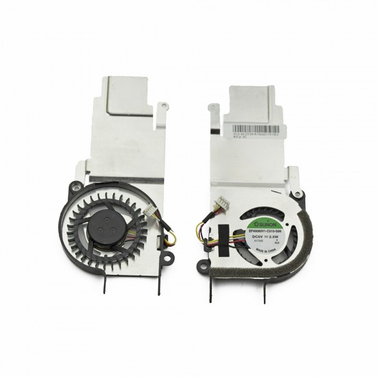 Ανεμιστηράκι Laptop CPU FAN + HEATSINK Acer Aspire One D257 Happy2 Gateway LT28 LT40 Packard Bell DOT S C, DOT S E3 ZE6 TYPE 1 - Aluminium for 4N 23.SFS07.002 EF40060V1-C010-S99