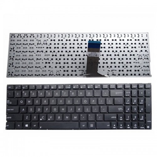 Πληκτρολόγιο Laptop keyboard για ASUS A501 A553 A555 D553 F530 F553 F554 F555 K501 K553 K555 P553 R511 R515 R554 R556 R557 TP550 VM590 W519 X503 X553 X554 X555 BLACK WITHOUT FRAME With Backlit UK (BIG ENTER) - 9Z.N8SBU.K0U USKBU