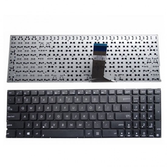 Πληκτρολόγιο Laptop keyboard για ASUS A501 A553 A555 D553 F530 F553 F554 F555 K501 K553 K555 P553 R511 R515 R554 R556 R557 TP550 VM590 W519 X503 X553 X554 X555 BLACK WITHOUT FRAME With Backlit UK (BIG ENTER) - 9Z.N8SBU.K0U USKBU