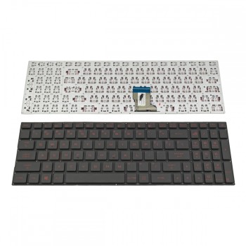 Πληκτρολόγιο Laptop keyboard για ASUS GL702 GL702V GL702VT GL702VS GL702VM Black Without Frame US (Small Enter) - 0KN0-TD5US11 0KNB0-6615US00 V15626ES1