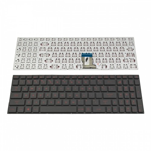 Πληκτρολόγιο Laptop keyboard για ASUS GL702 GL702V GL702VT GL702VS GL702VM Black Without Frame US (Small Enter) - 0KN0-TD5US11 0KNB0-6615US00 V15626ES1