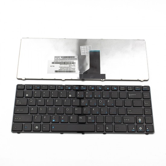 Πληκτρολόγιο Laptop keyboard για ASUS UL30 UL30A UL30VT U35JC U35 N43* BLACK frame Black US - V111362AS1 04GNV62KUS00-1 NSK-UC601 9J.N1M82.501 0KN0-ED2US03 04GNV62KUS01-3 04GNV62KUS00-3