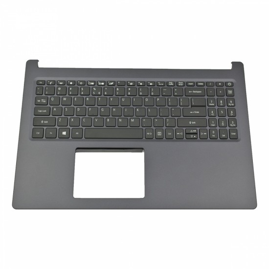 Πληκτρολόγιο Laptop keyboard για Acer Aspire A315-22 Black Frame Black Without TouchPad US (Palmrest with keyboard) - 6B.HE8N8.001