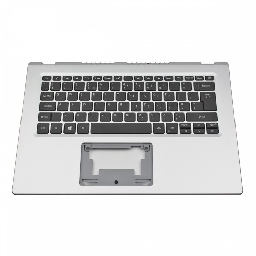 Πληκτρολόγιο Laptop keyboard για Acer Aspire A514-54 A514-54G Silver Frame Black Without TouchPad UK (Palmrest with keyboard) - 6B.A2KN2.013