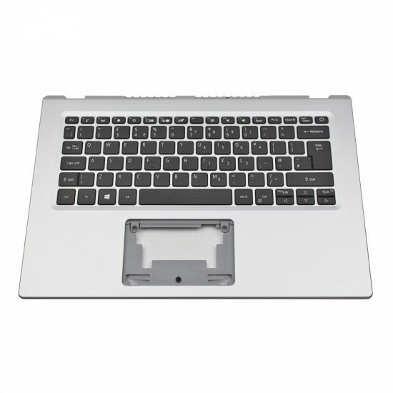 Πληκτρολόγιο Laptop keyboard για Acer Aspire A514-54 A514-54G Silver Frame Black Without TouchPad UK (Palmrest with keyboard) - 6B.A2KN2.013