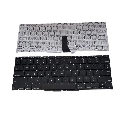 Πληκτρολόγιο Laptop keyboard για Apple Macbook AIR A1370/A1465 11.6" Black WITHOUT FRAME US SMALL ENTER (For backlit version)