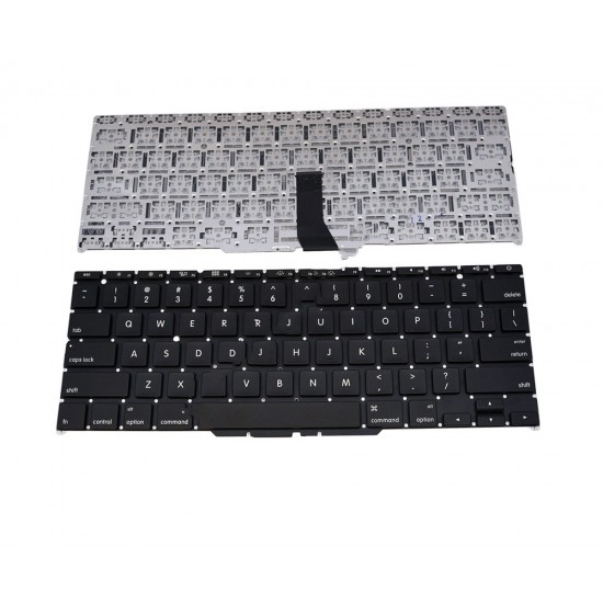 Πληκτρολόγιο Laptop keyboard για Apple Macbook AIR A1370/A1465 11.6" Black WITHOUT FRAME US SMALL ENTER (For backlit version)
