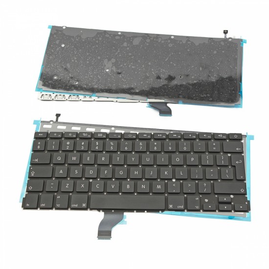 Πληκτρολόγιο Laptop keyboard για Apple Macbook Pro A1502 13.3" Black WITHOUT FRAME UI BIG ENTER With Backlit Board