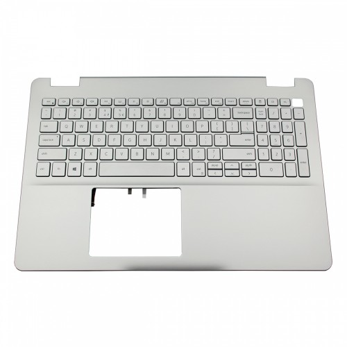 Πληκτρολόγιο Laptop keyboard για Dell Inspiron 15 5584 Silver Frame Silver, Backlit US (Palmrest with keyboard) - DFX5J YC4J1 460.0G70F.0013