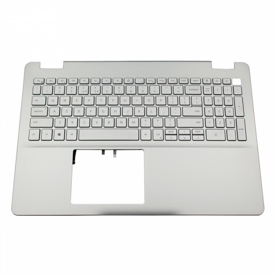 Πληκτρολόγιο Laptop keyboard για Dell Inspiron 15 5584 Silver Frame Silver, Backlit US (Palmrest with keyboard) - DFX5J YC4J1 460.0G70F.0013