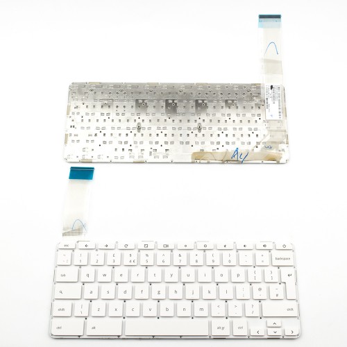 Πληκτρολόγιο Laptop keyboard για HP Pavilion Chromebook 14-Q 14-X WHITE Without FRAME UK (BIG ENTER) - 743681-031
