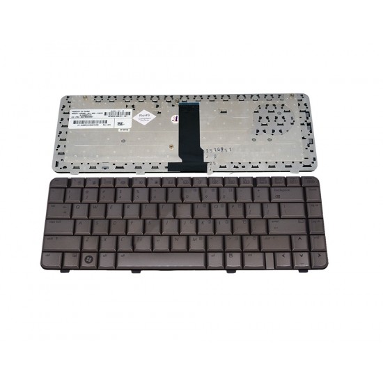 Πληκτρολόγιο Laptop keyboard για HP Pavilion DV3000 DV3500 DV3600 DV3700 DV3800 Bronze Coffee US - 492990-001 496121-001 9J.N8682.X01 NSK-H5X01