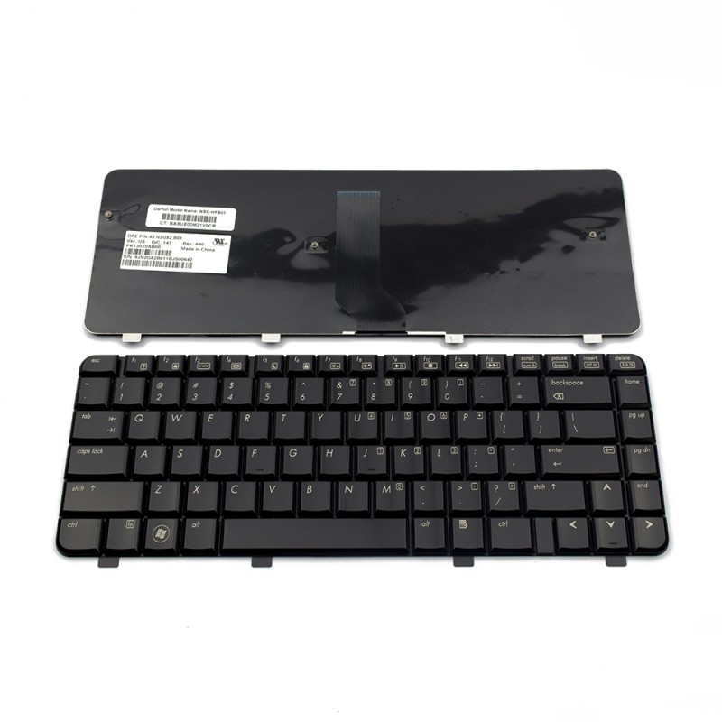 Πληκτρολόγιο Laptop keyboard για HP Pavilion dv4 dv4-1000 dv4-1100 dv4-1200 dv4-1400 Compaq Presario CQ40 CQ41 CQ45 CQ45-100 GLOSSY BLACK US