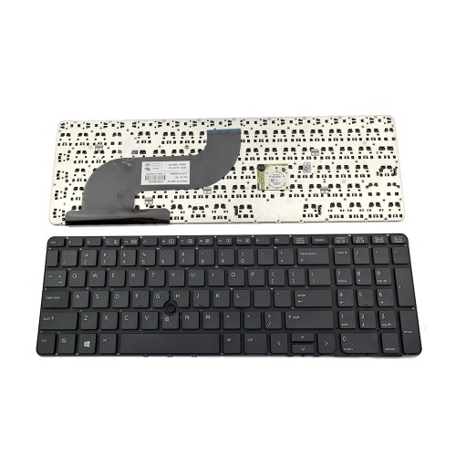 Πληκτρολόγιο Laptop keyboard για HP ProBook 650 G1 655 G1 Black Without Frame US (Small Enter)  With Pointing Stick - 738697-001