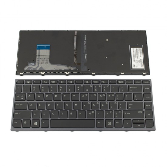 Πληκτρολόγιο Laptop keyboard για HP ZBook Studio 15 G3  Dark Gray Frame Black With Backlit US - 841681-001 9Z.NCHBC.101 PK131C41A00