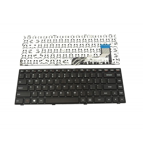Πληκτρολόγιο Laptop keyboard για Lenovo Ideapad 100-14 100-14IBY BLACK FRAME BLACK US - 9Z.NCMSN.001 NSK-BS0SN PK131EQ2A00 PK161130A00 LCM15B6