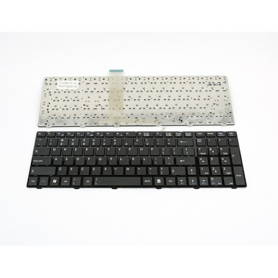 Πληκτρολόγιο Laptop keyboard για MSI GT660 GT660R GT663 GT685 GT685R GLOSSY FRAME BLACK US - V111922AK1