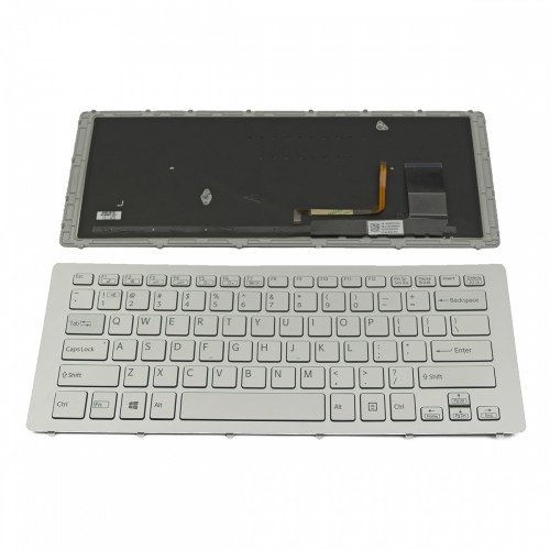Πληκτρολόγιο Laptop keyboard για SONY VAIO SVF15N Series SILVER FRAME SILVER (With Backlit For win8) US - 9Z.NABBQ.801 14926531
