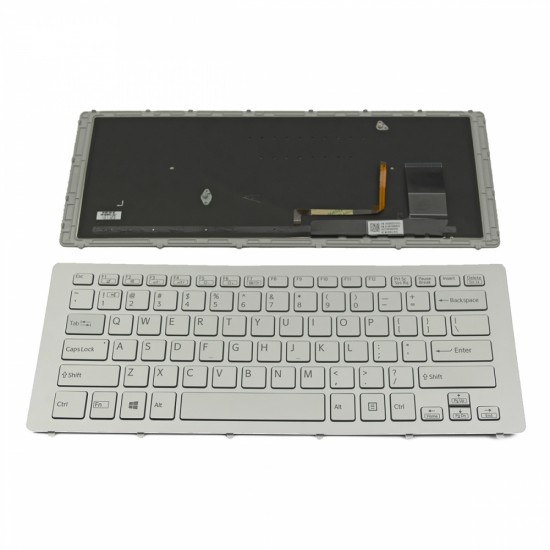Πληκτρολόγιο Laptop keyboard για SONY VAIO SVF15N Series SILVER FRAME SILVER (With Backlit For win8) US - 9Z.NABBQ.801 14926531
