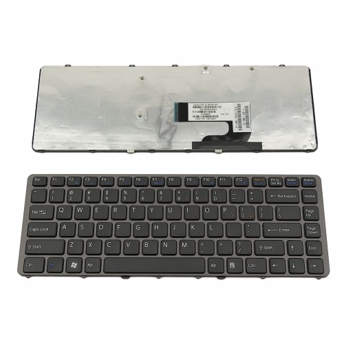 Πληκτρολόγιο Laptop keyboard για SONY VAIO VGN-NW Gray Frame Black US - 148738521 9J.N0U82.A01 S8A01