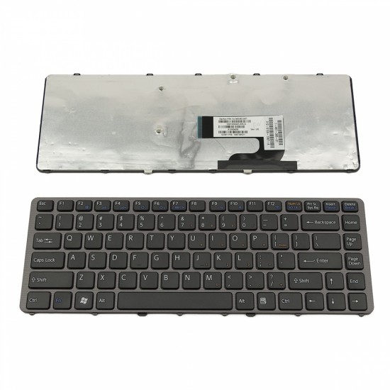 Πληκτρολόγιο Laptop keyboard για SONY VAIO VGN-NW Gray Frame Black US - 148738521 9J.N0U82.A01 S8A01