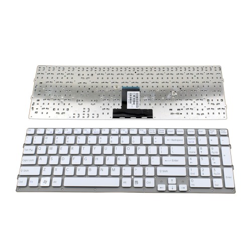 Πληκτρολόγιο Laptop keyboard για SONY VAIO VPC-EB VPC EB White WITHOUT FRAME FRAME WHITE US (Small ENTER) - 148793231