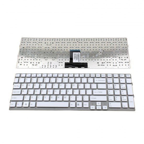 Πληκτρολόγιο Laptop keyboard για SONY VAIO VPC-EB VPC EB White WITHOUT FRAME FRAME WHITE US (Small ENTER) - 148793231
