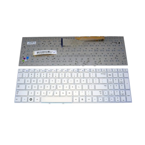 Πληκτρολόγιο Laptop keyboard για Samsung 300 Series NP300 NP300E5A NP300V5A 15.6" WHITE Without FRAME US(Small ENTER) - V127760BS1 9Z.N5QSN.101 MC1SN CNBA5903075ABIH 9Z.N5QSN.301 MC3SN 01 9Z.N6ASN.301 MD3SN