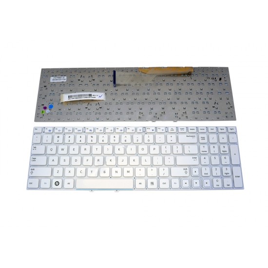 Πληκτρολόγιο Laptop keyboard για Samsung 300 Series NP300 NP300E5A NP300V5A 15.6" WHITE Without FRAME US(Small ENTER) - V127760BS1 9Z.N5QSN.101 MC1SN CNBA5903075ABIH 9Z.N5QSN.301 MC3SN 01 9Z.N6ASN.301 MD3SN
