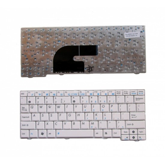 Πληκτρολόγιο Laptop keyboard για ASUS EEE PC MK90 MK90H WHITE US - V091962BS1 0KNA-1G2US01