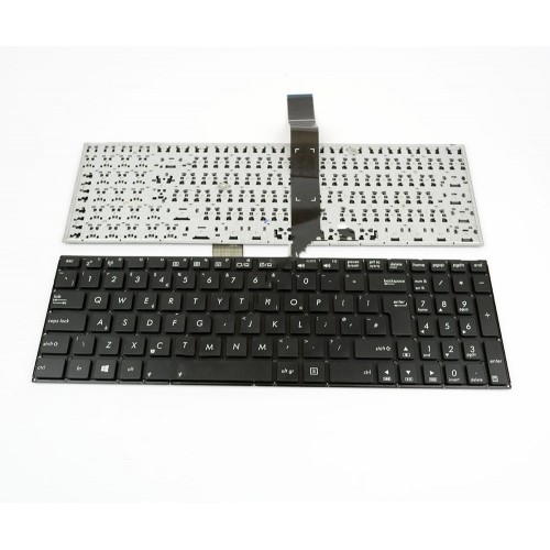 Πληκτρολόγιο Laptop keyboard για ASUS X501 BLACK WITHOUT FRAME UK (BIG ENTER) 2 screw holes - 0KNB0-6124UK00 9Z.N8SSQ.20U