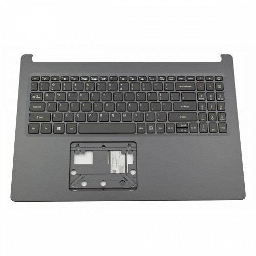 Πληκτρολόγιο Laptop keyboard για Acer Aspire A315-23 A315-23G Black Frame Black Without TouchPad US (Palmrest with keyboard) - 6B.HVTN7.030
