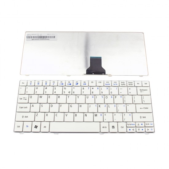 Πληκτρολόγιο Laptop keyboard για Acer Aspire One 751H (ZA3) 752 1410 1420P 1810T 1820 1825 White - KB.I110A.054
