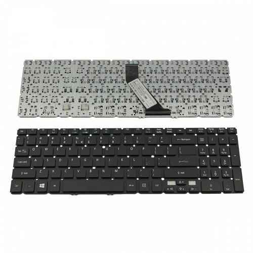 Πληκτρολόγιο Laptop keyboard για Acer Aspire V5-571 V5-551 V5-531 M3-581 WITHOUT FRAME Black US- NK.I1713.05B NK.I1713.00W NK.I1713.04K MP-11F53U4-4424