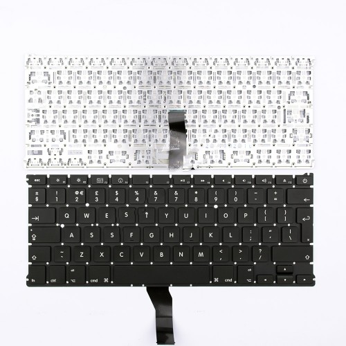Πληκτρολόγιο Laptop keyboard για Apple Macbook AIR A1369 / A1466 Black WITHOUT FRAME UK (Version 2) BIG ENTER