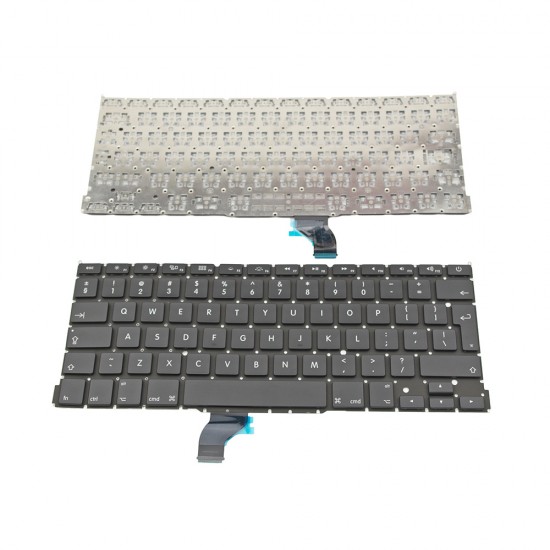 Πληκτρολόγιο Laptop keyboard για Apple Macbook Pro A1502 13.3" Black WITHOUT FRAME UI BIG ENTER (For backlit version)