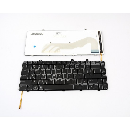Πληκτρολόγιο Laptop keyboard για Dell AlienWare M11x R1 BLACK Backlit - KTG44 V109002CS