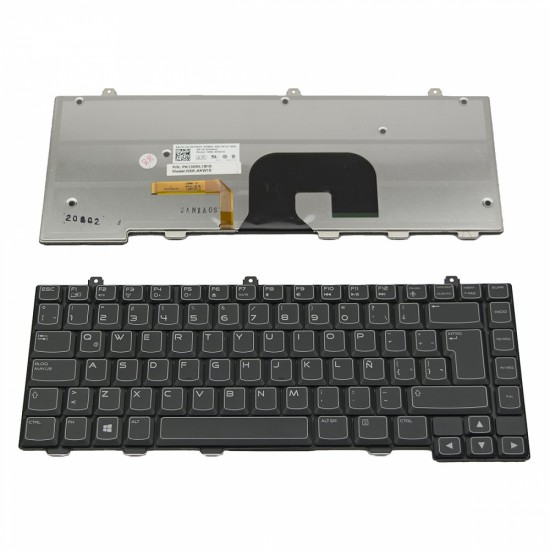 Πληκτρολόγιο Laptop keyboard για Dell AlienWare M14X Black Backlit - FDW4C