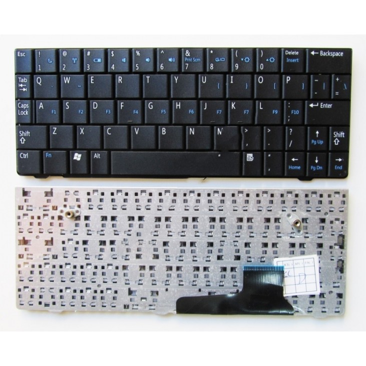 Πληκτρολόγιο Laptop keyboard για Dell Inspiron mini 9 Black US - V-0916BIAS1