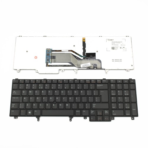 Πληκτρολόγιο Laptop keyboard για Dell Latitude E5530 E6520 E6540 Precision M4700 M4800 M6700 M6800 BLACK US With Point stick, Backlit - HG3G3 7T430 7T433 90KRN 564JN PK130FH1B00