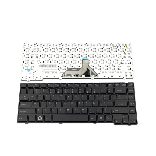 Πληκτρολόγιο Laptop keyboard για Fujitsu Lifebook UH572 Black Frame Black US - V132326AS1 CP579494-01
