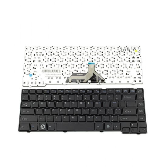 Πληκτρολόγιο Laptop keyboard για Fujitsu Lifebook UH572 Black Frame Black US - V132326AS1 CP579494-01