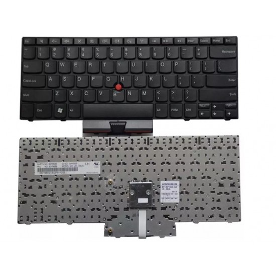 Πληκτρολόγιο Laptop keyboard για Lenovo ThinkPad Edge 14 E40 E50 Black Frame Black WITH Pointing Stick US - 60Y9633 60Y9669 96Y9609