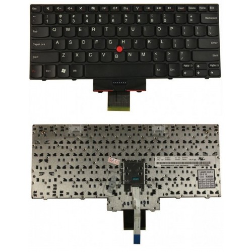 Πληκτρολόγιο Laptop keyboard για Lenovo ThinkPad Edge E10 Black Frame Black WITH Pointing Stick US - 60Y9921 60Y9956