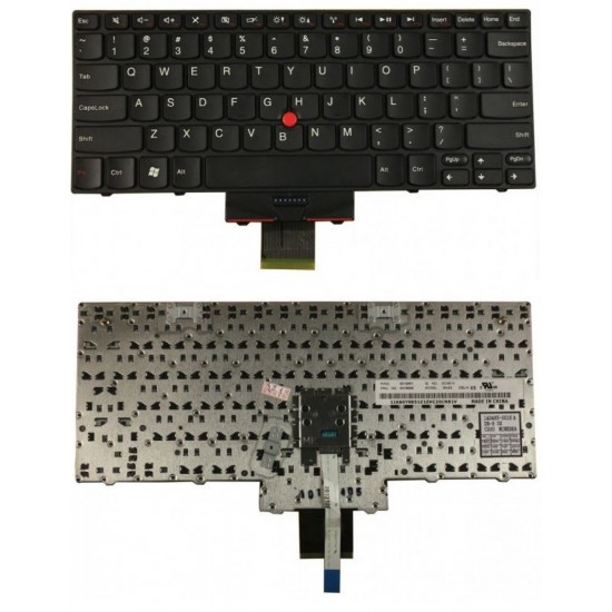 Πληκτρολόγιο Laptop keyboard για Lenovo ThinkPad Edge E10 Black Frame Black WITH Pointing Stick US - 60Y9921 60Y9956
