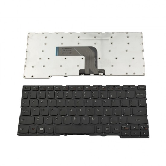 Πληκτρολόγιο Laptop keyboard για Lenovo Yoga 2 11 BLACK WITHOUT FRAME US (Small Enter) - 25214441