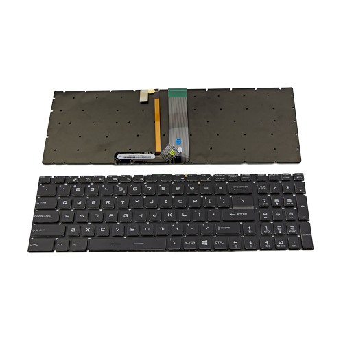 Πληκτρολόγιο Laptop keyboard για MSI GS60 GS70 GE62VR GE72 GP62VR GT62VR GP72 GT73VR GS73VR GT72VR GT83VR WS60 Black Without Frame With BACKLIT RGB US (--Small Enter) - V143422IK1