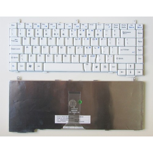 Πληκτρολόγιο Laptop keyboard για MSI VR330X LG K1 US WHITE - MP-03083US-3593